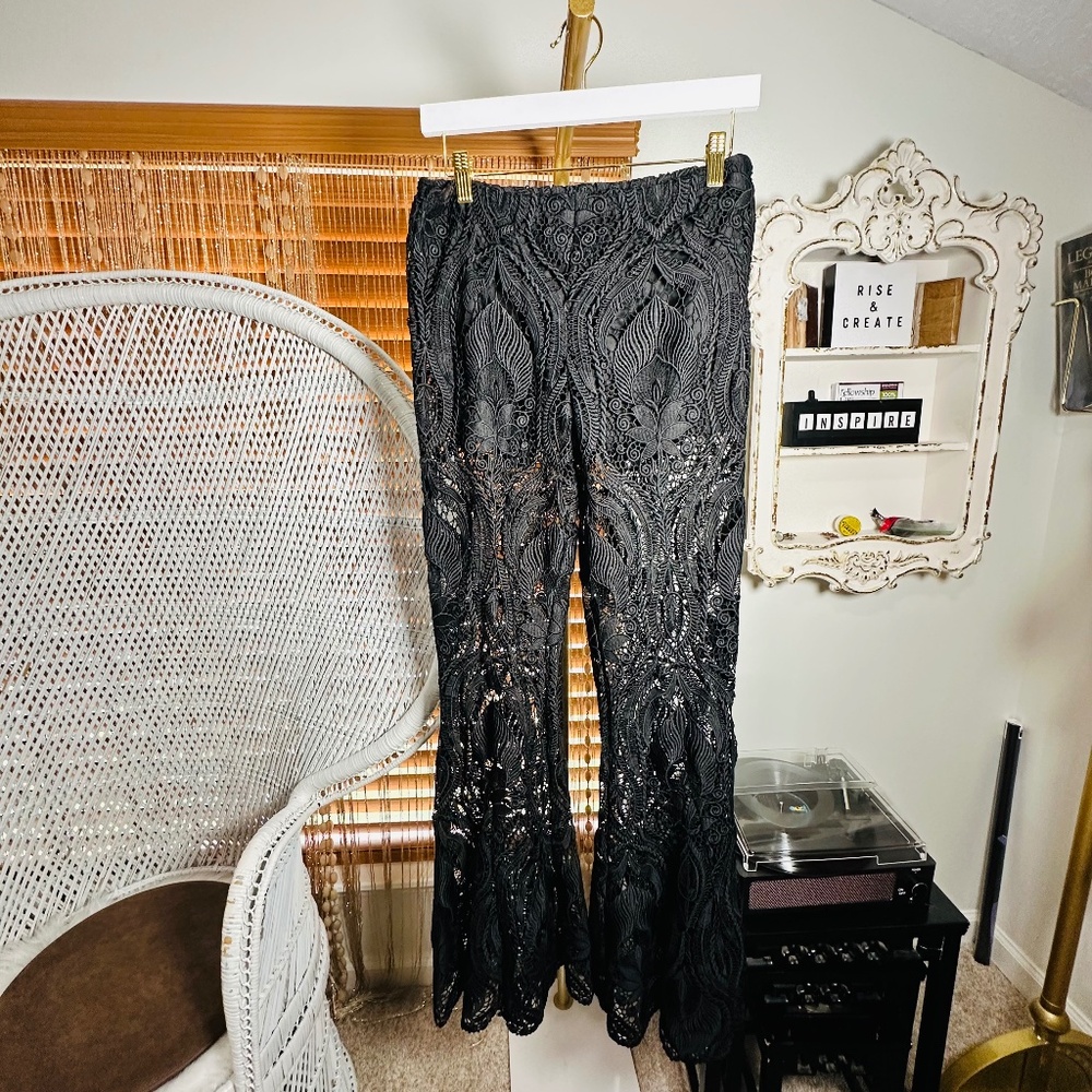 Anna Sui Vintage Wide leg pants